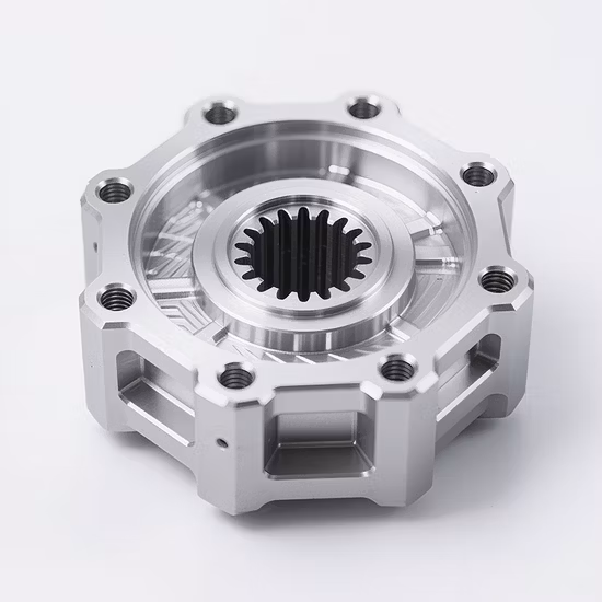 Hvs OEM ODM 5 assi in ottone acciaio inossidabile tornitura pezzi meccanici CNC personalizzati PTFE